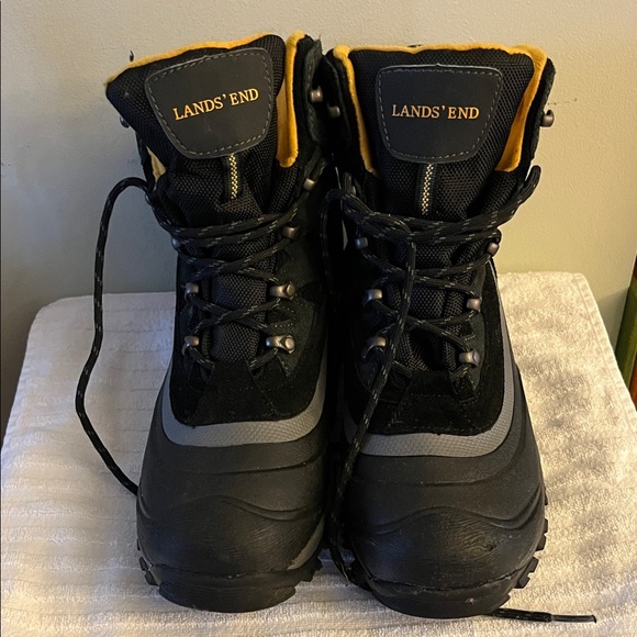 Lands' End Other - Lands' End Black and Gray Men's Boots